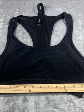 90 Degree By Reflex Black Racerback Tank Sports Bra